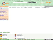 Tablet Screenshot of hotelspider.com